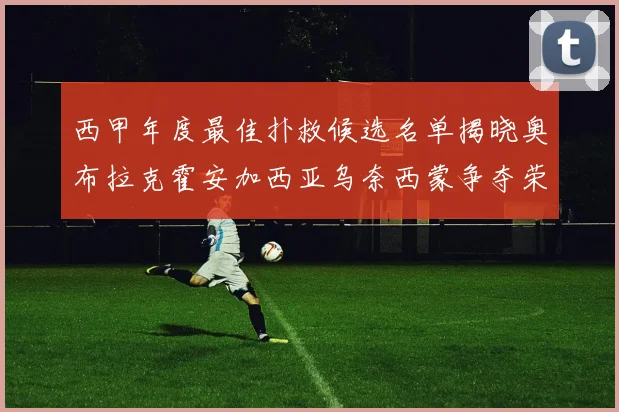 西甲年度最佳扑救候选名单揭晓奥布拉克霍安加西亚乌奈西蒙争夺荣誉